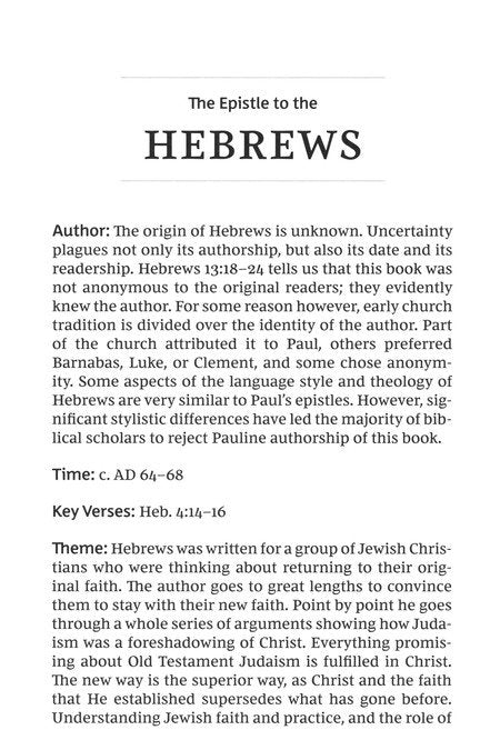 NKJV Scripture Journal: Hebrews *