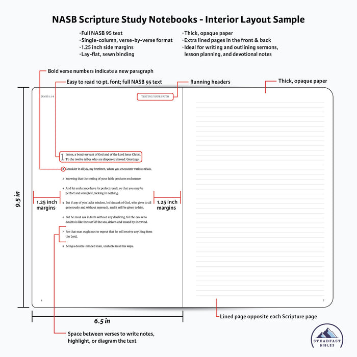 NASB Scripture Study Notebook: Revelation 2nd Edition