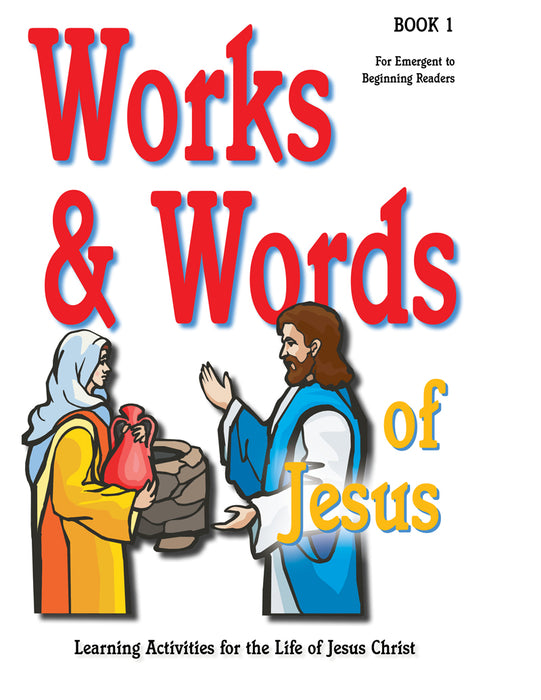 Works & Words of Jesus Activity Book 1 - Non-Reader (Stop, Look & Listen)