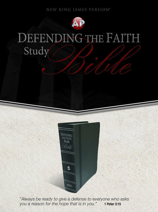 NKJV Defending the Faith Study Bible, Charcoal Gray Duotone