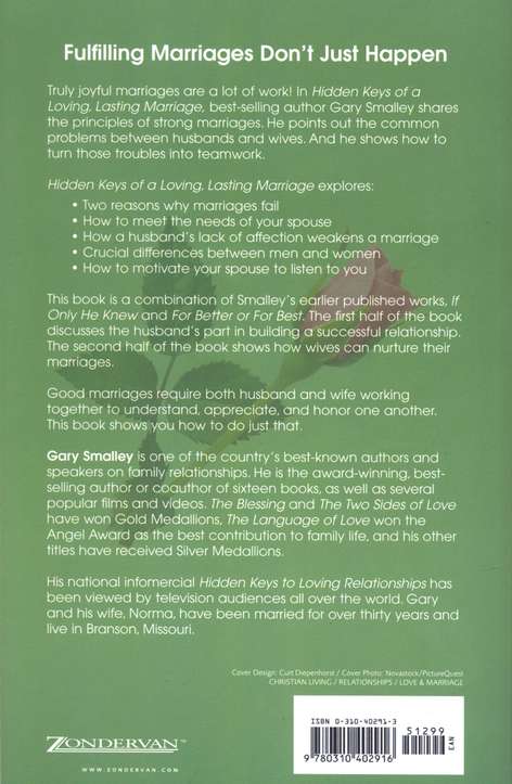 Hidden Keys of a Loving, Lasting Marriage