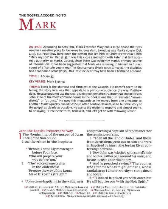 NKJV Large Print Wide Margin Reference Bible,  Black Leathersoft