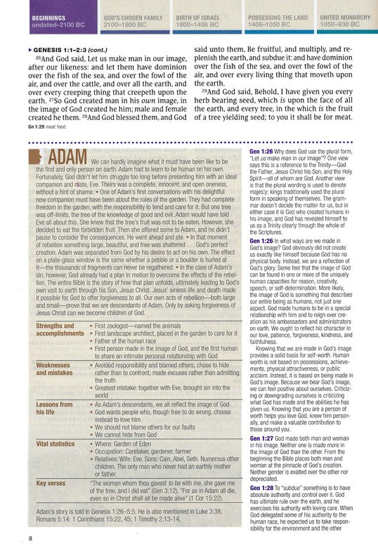 KJV Chronological Life Application Study Bible, Hardback