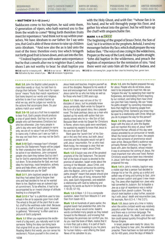 KJV Chronological Life Application Study Bible, Hardback