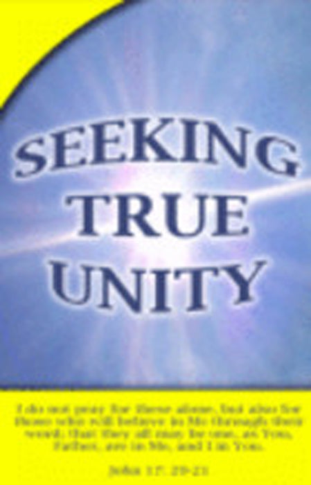 Seeking True Unity (op)
