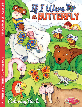 If I Were a Butterfly Coloring Book Ages 2-4 (op)