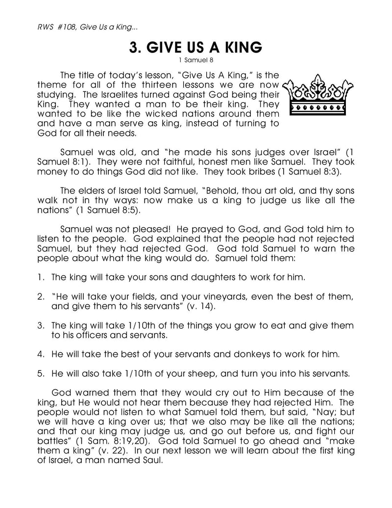 Excerpt: Lesson 3, Grades 1-4