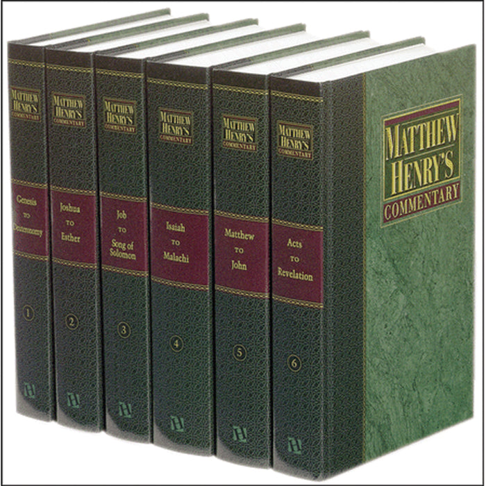 Matthew Henry's 6-Vol. Commentary on the Whole Bible