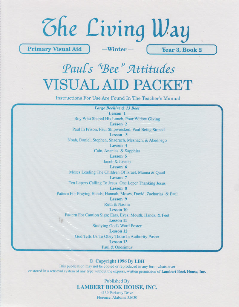 PRIMARY 3-2 VIS - Paul's "Bee" Attitude