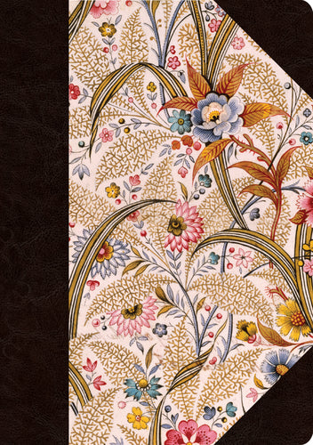 ESV Large Print Single Column Journaling Bible Hardback, Summer Garden