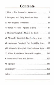 Table of Contents