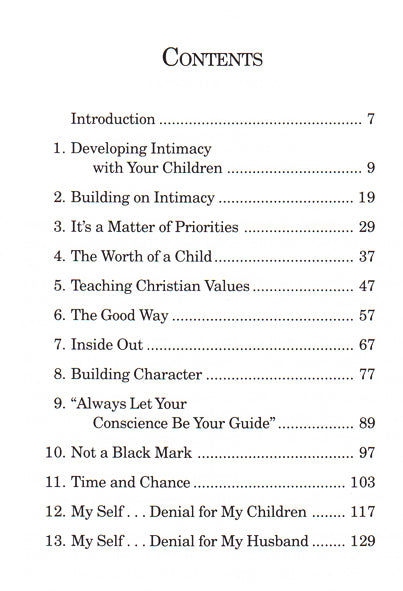 Table of Contents
