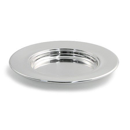 Bread Plate - Silvertone Aluminum Non-Stacking