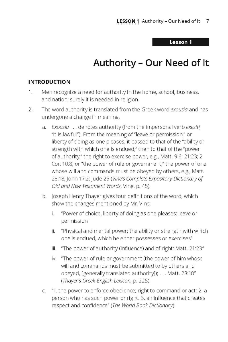 A Study of Authority