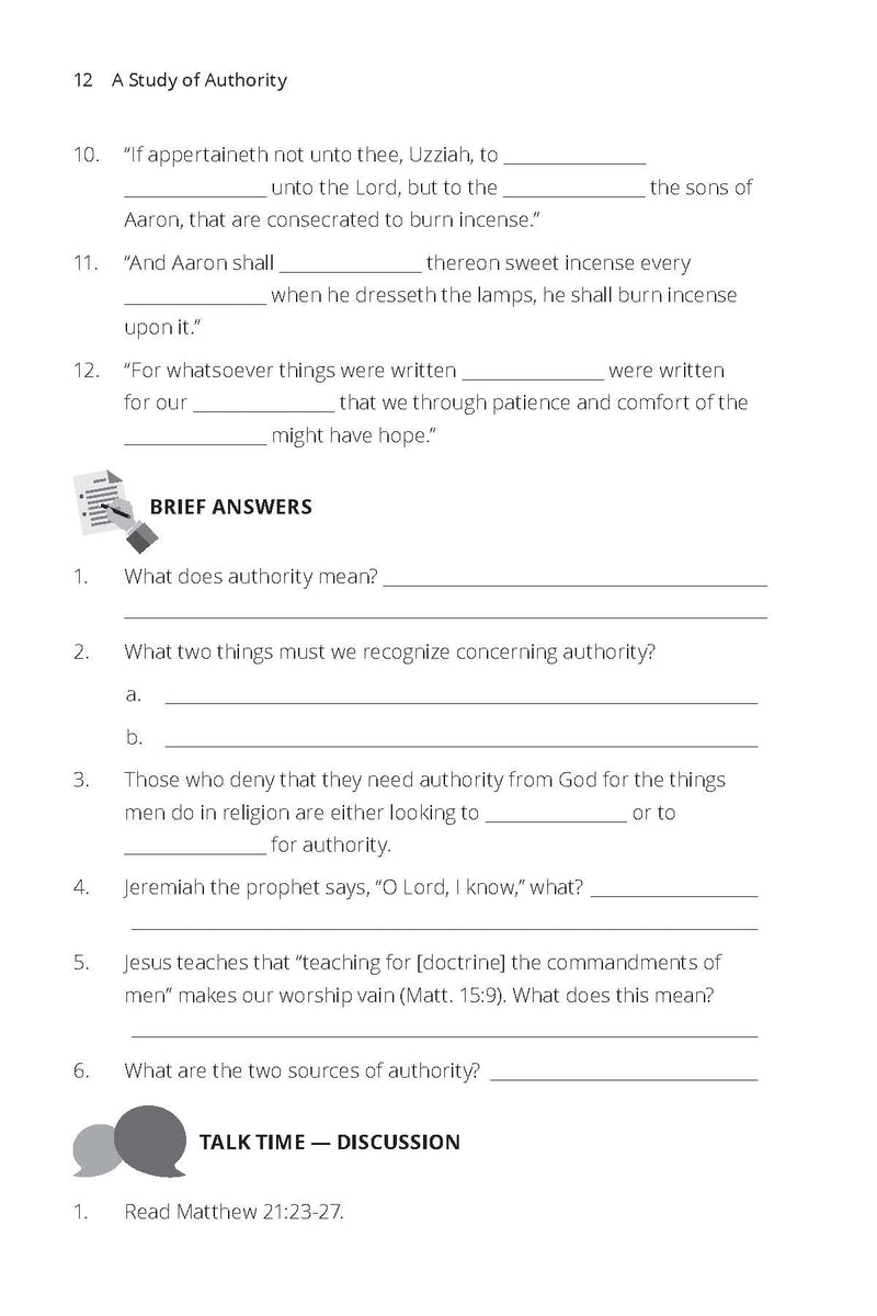 A Study of Authority