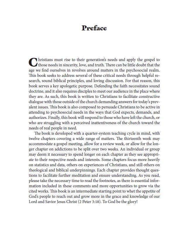 Behold the Pit: Christianity and Psychosocial Issues