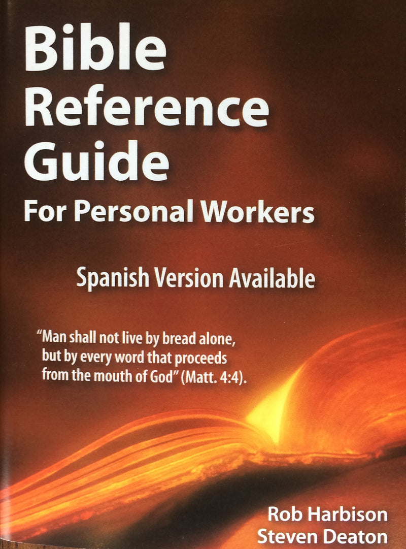 Bible Reference Guide For Personal Workers