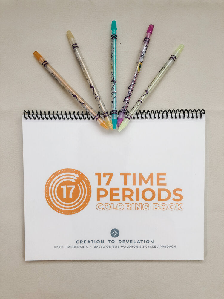Creation To Revelation: 17 Time Periods Full Size Coloring Book (os)