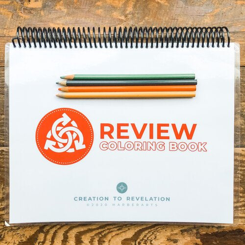 Creation To Revelation: Review Full Size Coloring Book