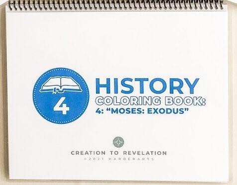 Creation To Revelation: History Pack 4: Moses: The Exodus Full Size Coloring Book