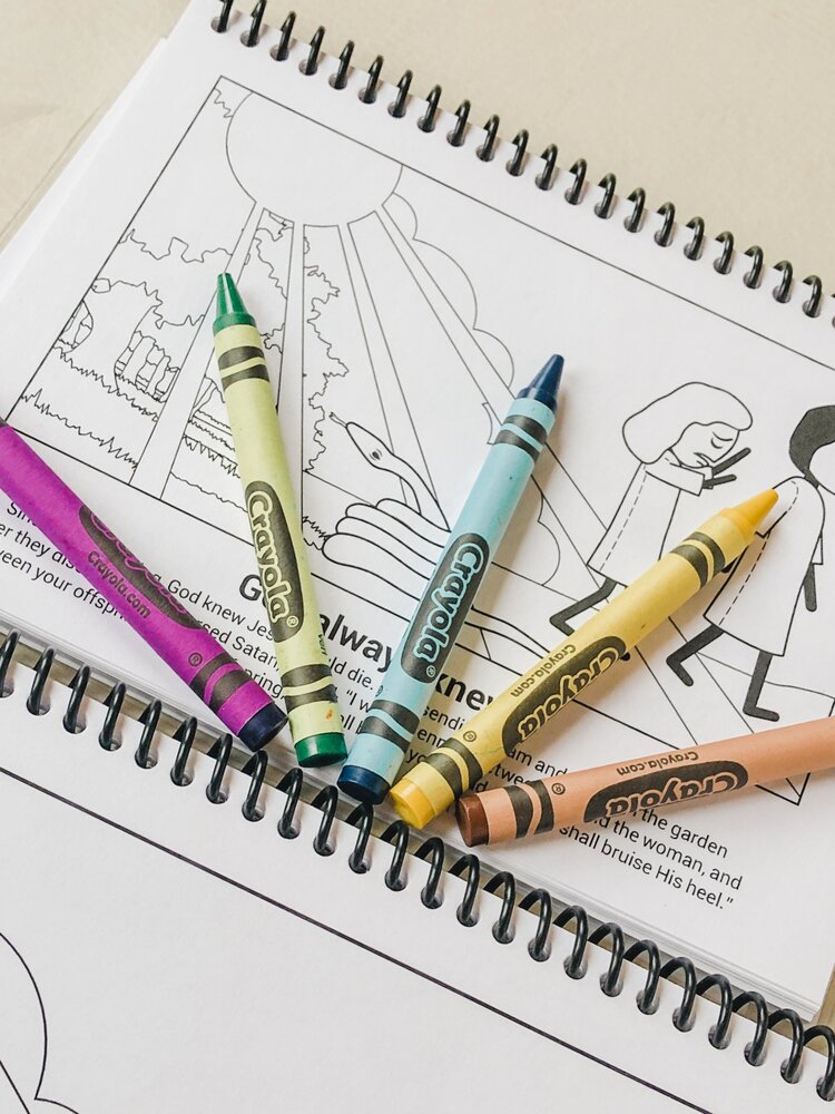 Creation To Revelation: Story of the Cross Mini Coloring Book