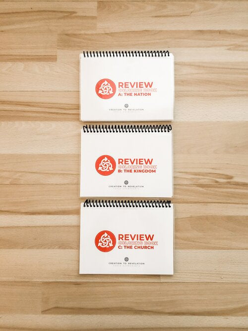 Creation To Revelation: Review A: The Nation Mini Coloring Book