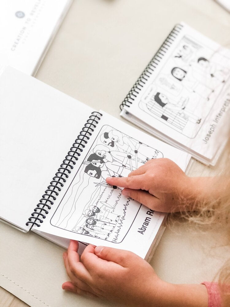 Creation To Revelation: History Pack 1: Adam & Noah Mini Coloring Book