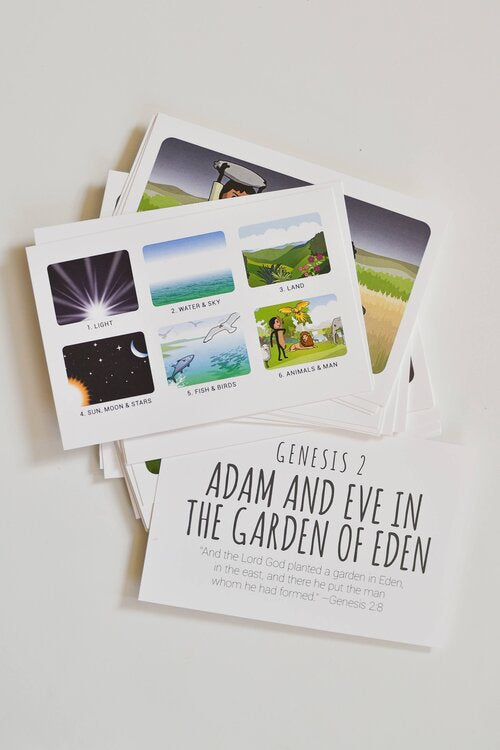 Creation To Revelation: Mommy & Me Little Gleaner Flashcards: Genesis