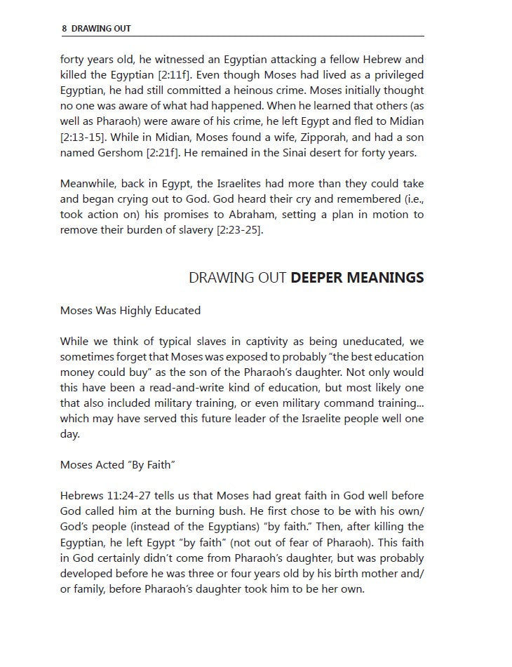 Drawing Out: Moses & Old Testament Law