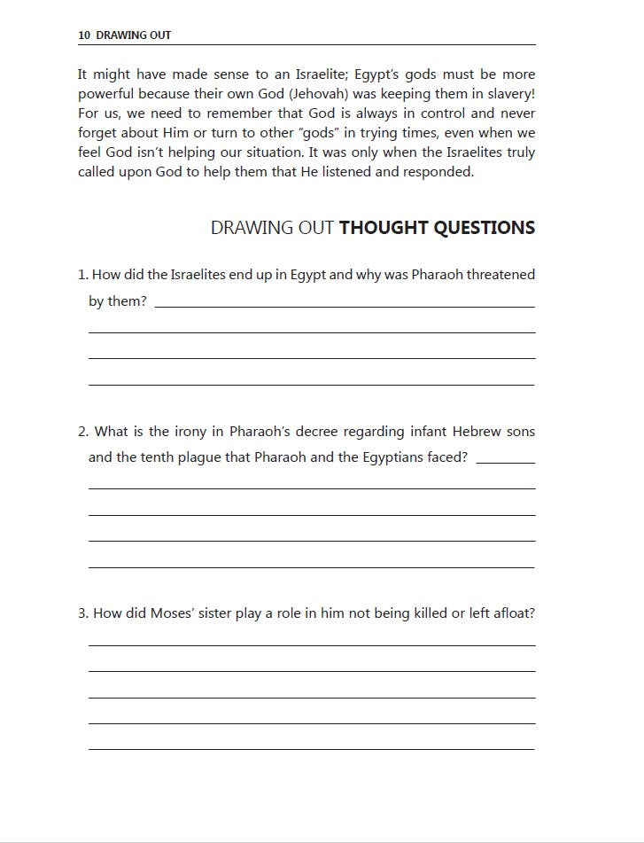 Drawing Out: Moses & Old Testament Law