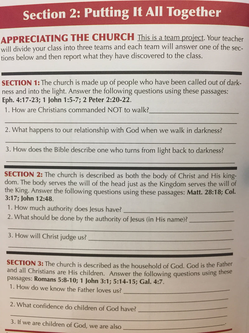 Discovering the Early Church:  Acts Part 1 (Teen/Adult 1:1)