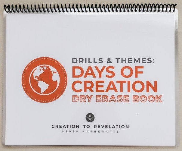 Creation To Revelation: Drills & Themes:  Days of Creation Dry Erase Book