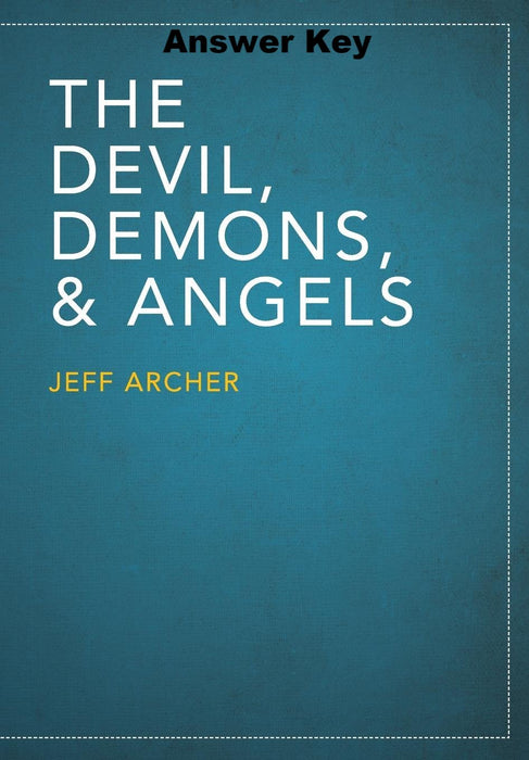 The Devil, Demons, and Angels - Downloadable Answer Key PDF