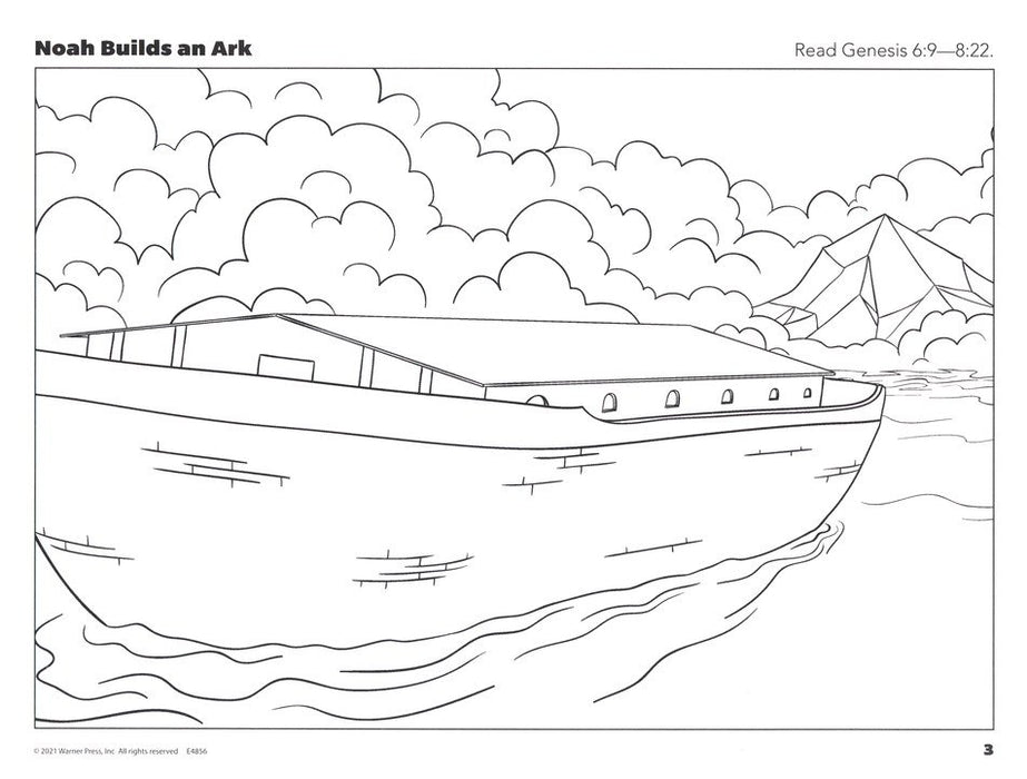 Old Testament Bible Stories Coloring Book