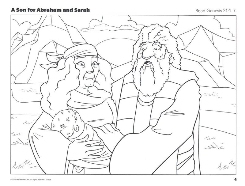 Old Testament Bible Stories Coloring Book Ages 8 & up