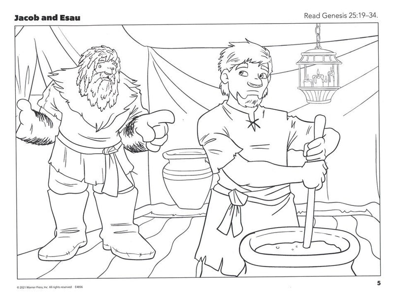 Old Testament Bible Stories Coloring Book Ages 8 & up