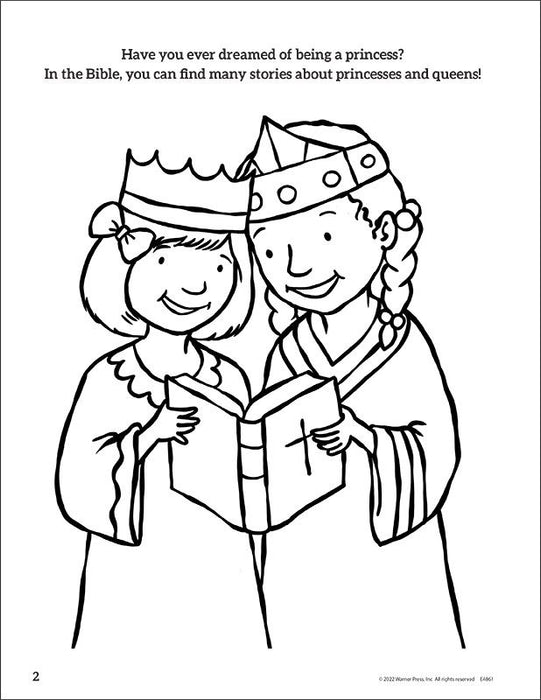 Bible Princesses & Queens Coloring Book