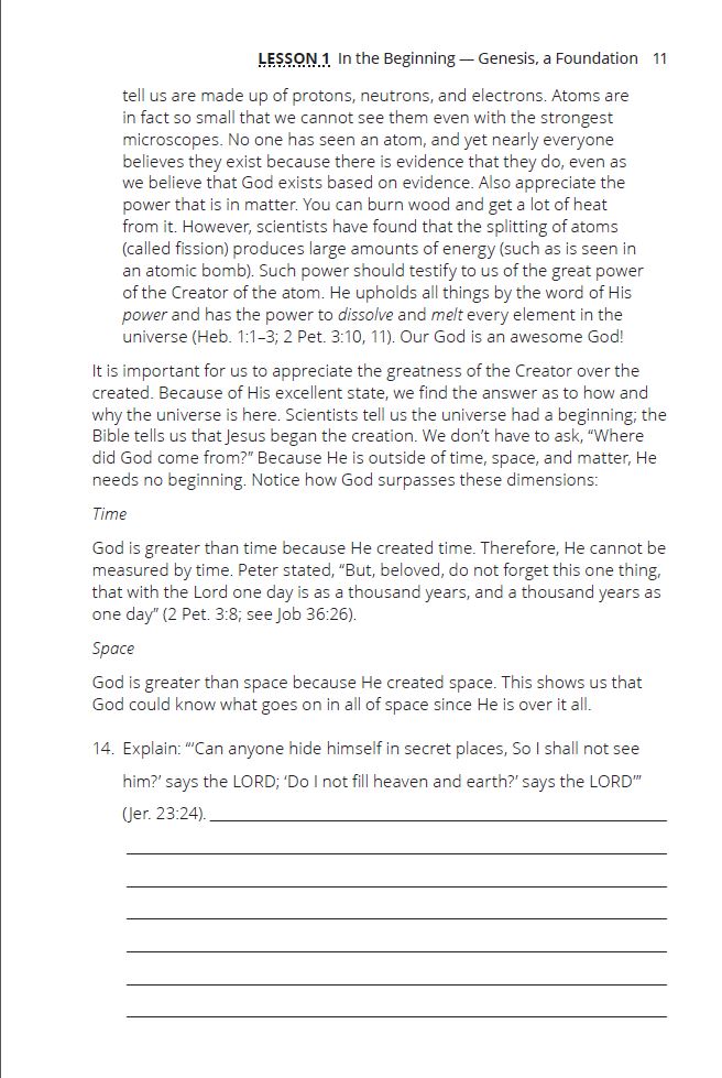 In The Beginning: The Creation (Faith Builder Series, 6:1)