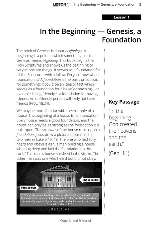 In The Beginning: The Creation (Faith Builder Series, 6:1)