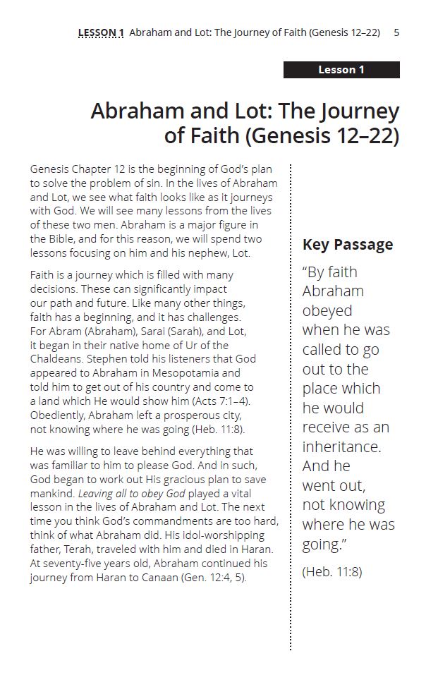 Genesis 12 through Judges (Faith Builder Series, 6:2)