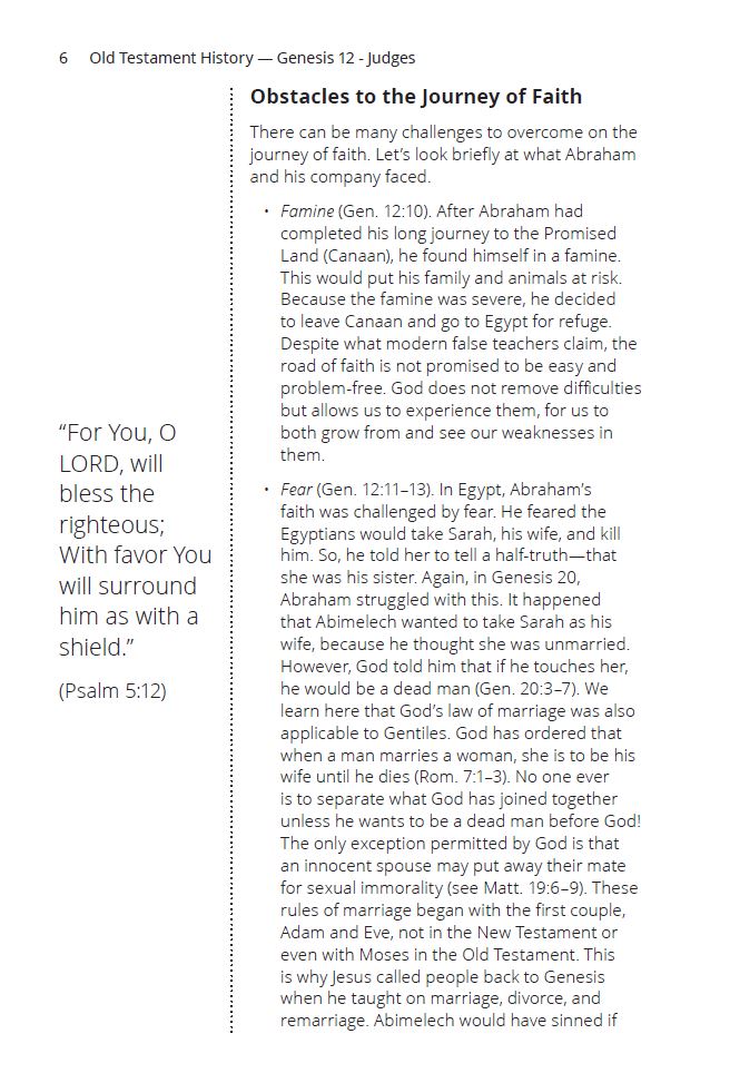 Genesis 12 through Judges (Faith Builder Series, 6:2)