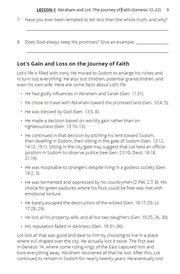 Genesis 12 through Judges (Faith Builder Series, 6:2)