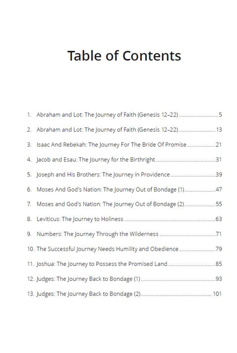 Genesis 12 Through Judges (Faith Builder Series, 6:2)