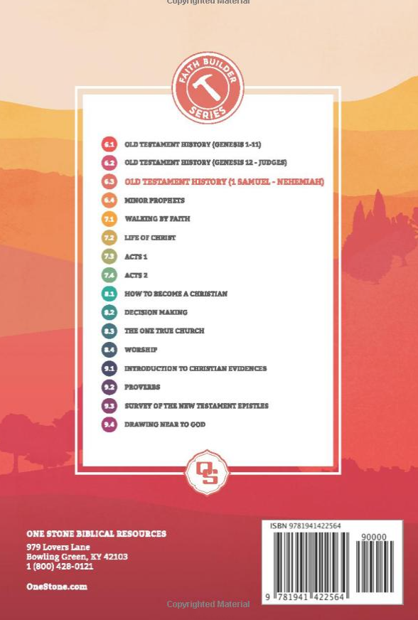 Walking With Prophets and Kings (Faith Builder Series, 6:3)