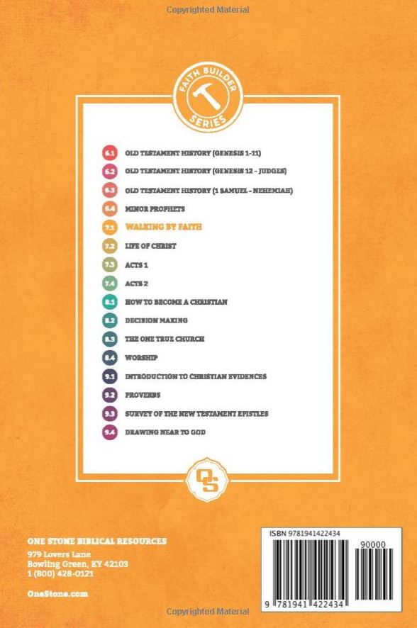 Walking by Faith (Faith Builder Series, 7:1)