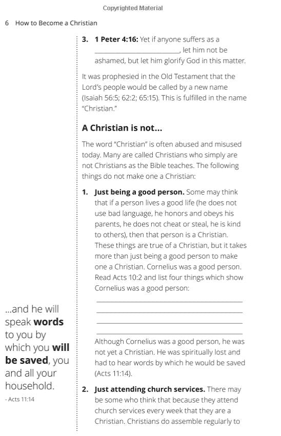 How to Become a Christian (Faith Builder Series, 8:1)