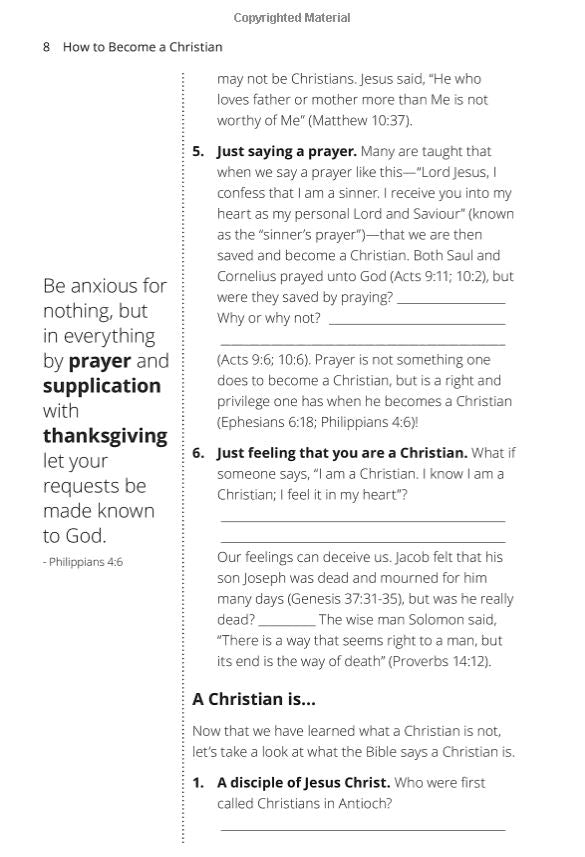 How to Become a Christian (Faith Builder Series, 8:1)