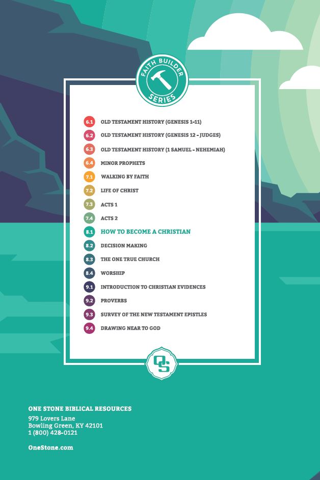 How to Become a Christian (Faith Builder Series, 8:1)