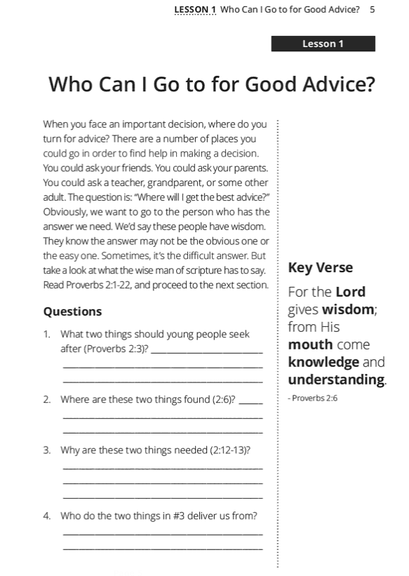 Decision Making (Faith Builder Series, 8:2)