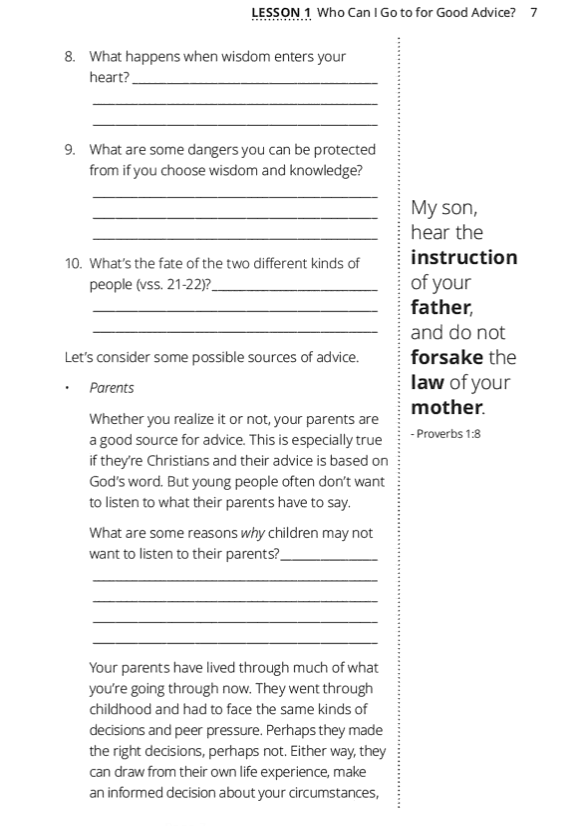 Decision Making (Faith Builder Series, 8:2)